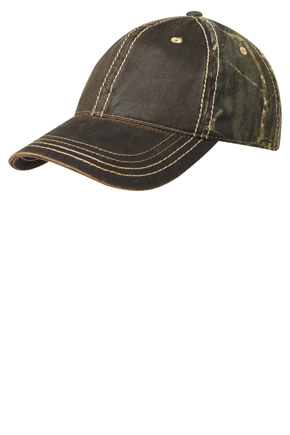 Custom Mossy Oak New Break-Up Pigment Print Camouflage Cap C819, personalized by SanCanDo Swag in Argyle, TX