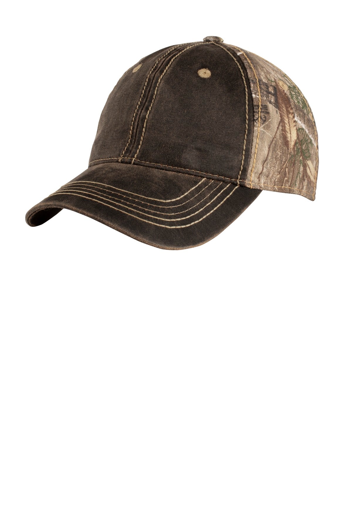 Custom Realtree Edge Pigment Print Camouflage Cap C819, personalized by SanCanDo Swag in Argyle, TX