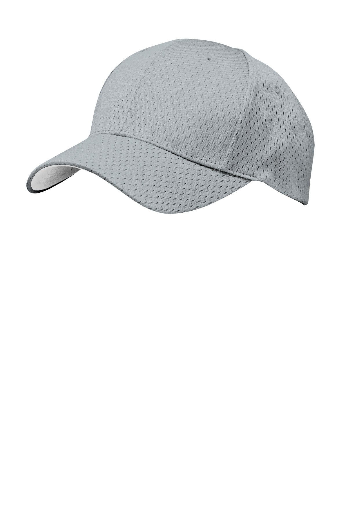 Custom Silver Pro Mesh Cap C833, personalized by SanCanDo Swag in Argyle, TX