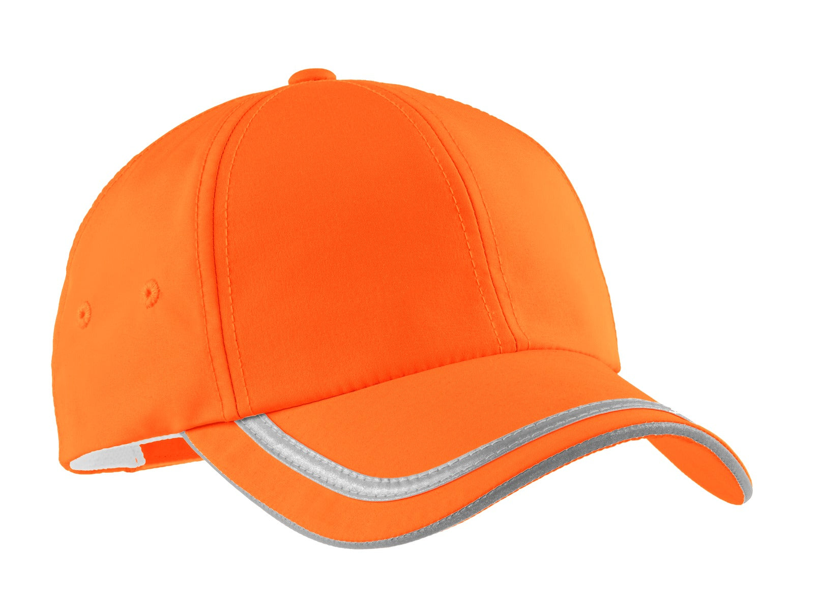 Custom Safety  Orange Enhanced Visibility Cap C836, personalized by SanCanDo Swag in Argyle, TX