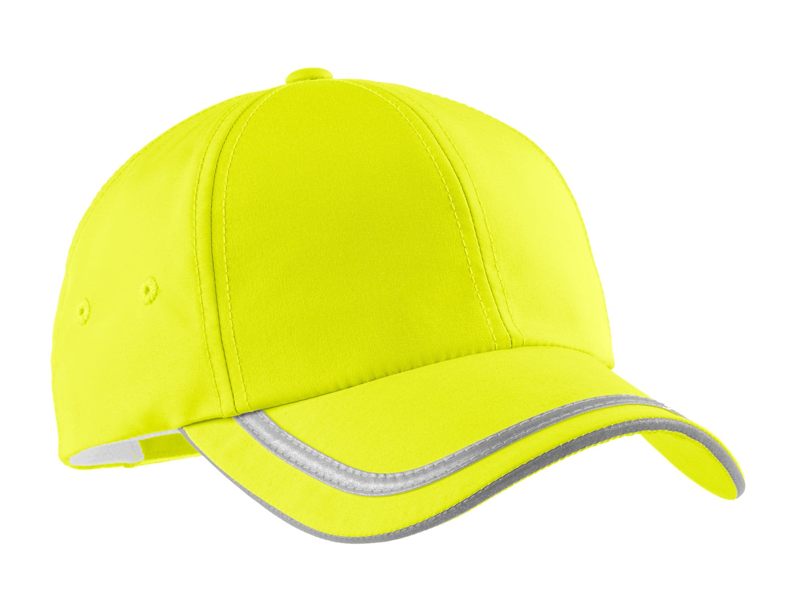 Custom Safety  Yellow Enhanced Visibility Cap C836, personalized by SanCanDo Swag in Argyle, TX