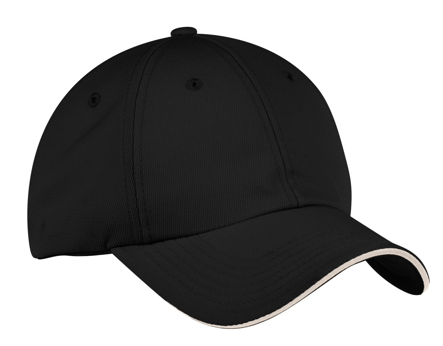 Custom Black/ Stone Dry Zone Cap C838, personalized by SanCanDo Swag in Argyle, TX