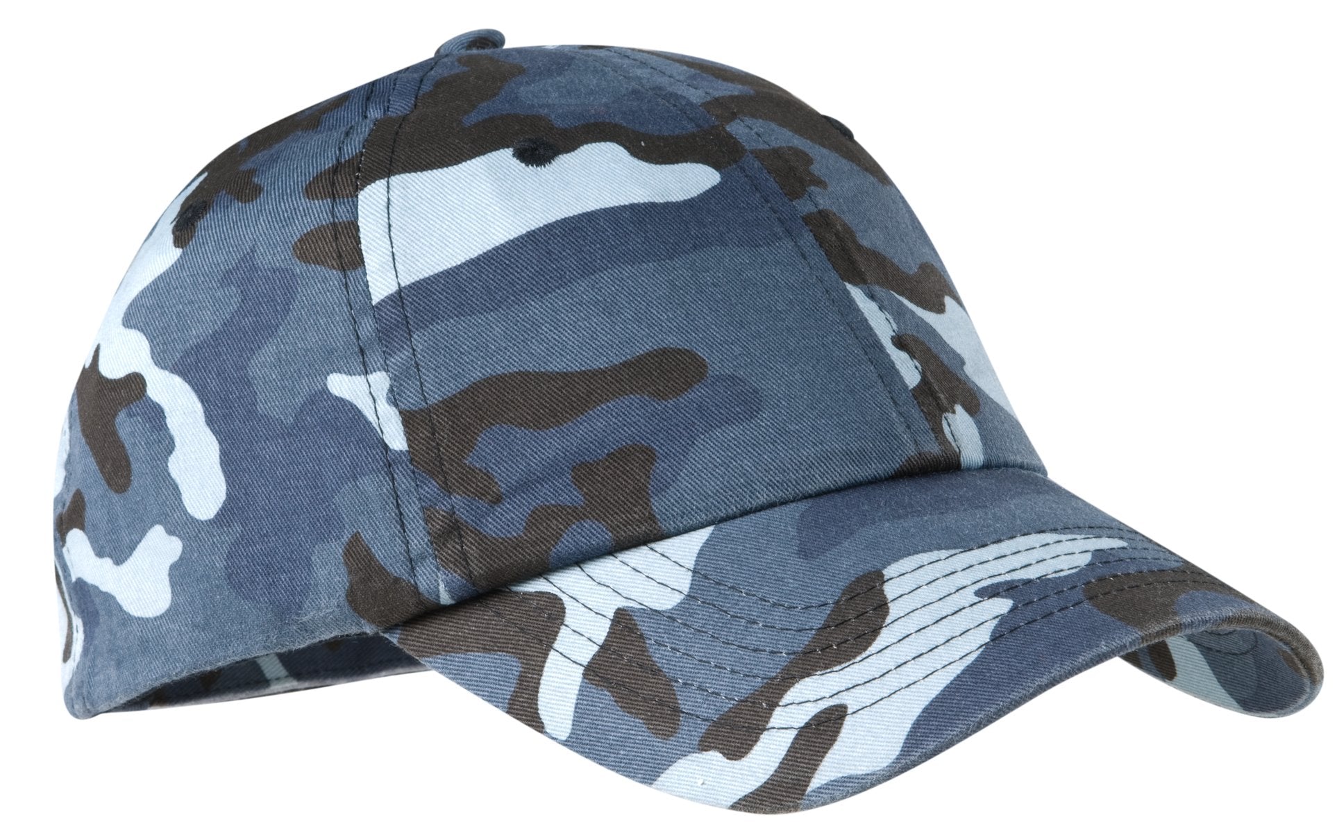 Custom Navy Camo Camouflage Cap C851, personalized by SanCanDo Swag in Argyle, TX