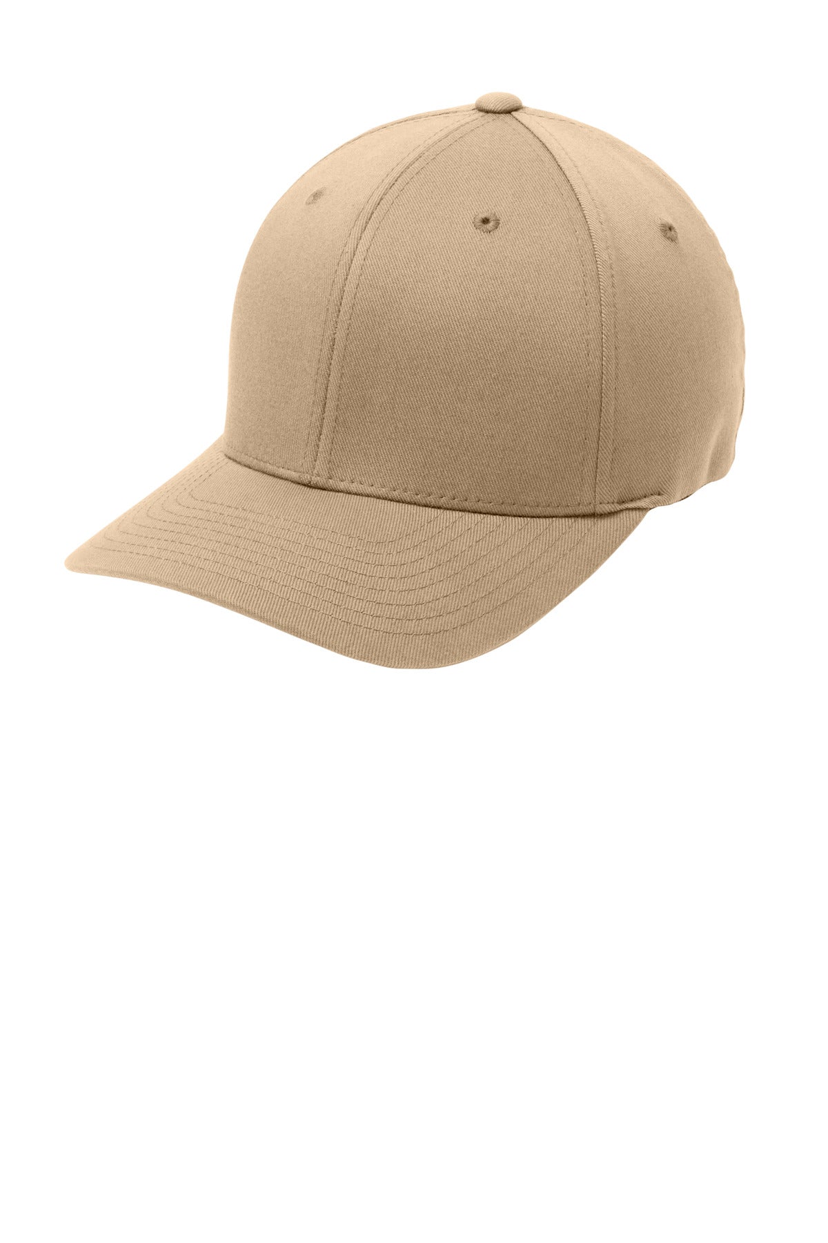 Custom Khaki Flexfit Cap C865, personalized by SanCanDo Swag in Argyle, TX