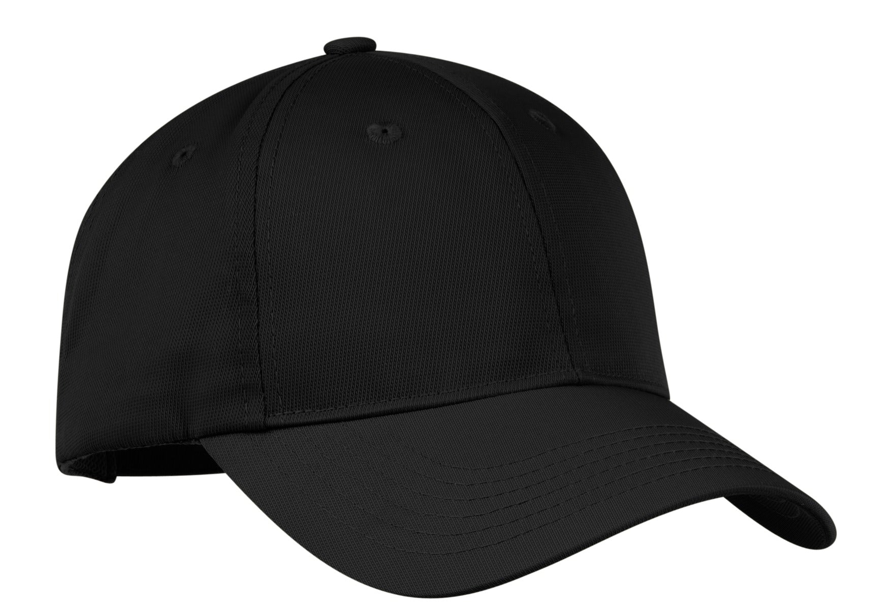 Custom Black Nylon Twill Performance Cap C868, personalized by SanCanDo Swag in Argyle, TX