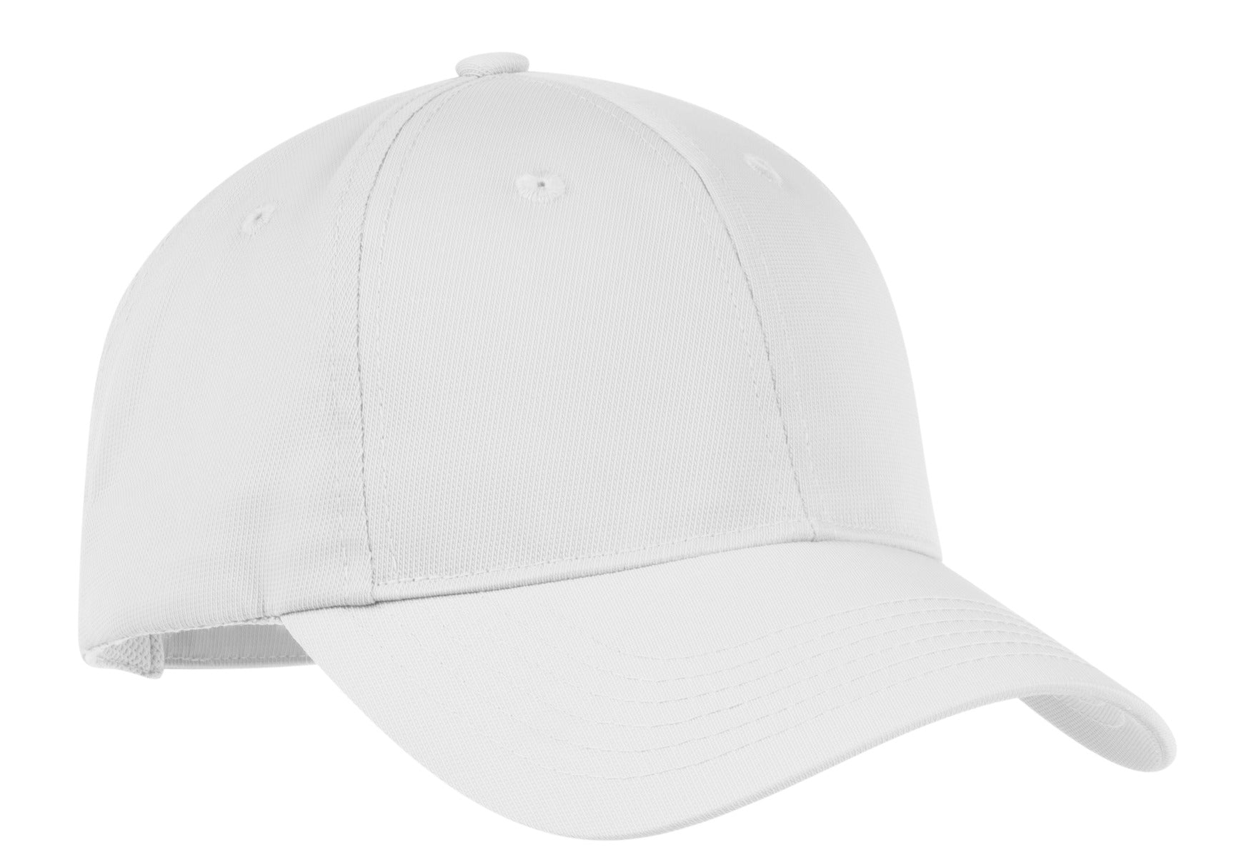 Custom White Nylon Twill Performance Cap C868, personalized by SanCanDo Swag in Argyle, TX