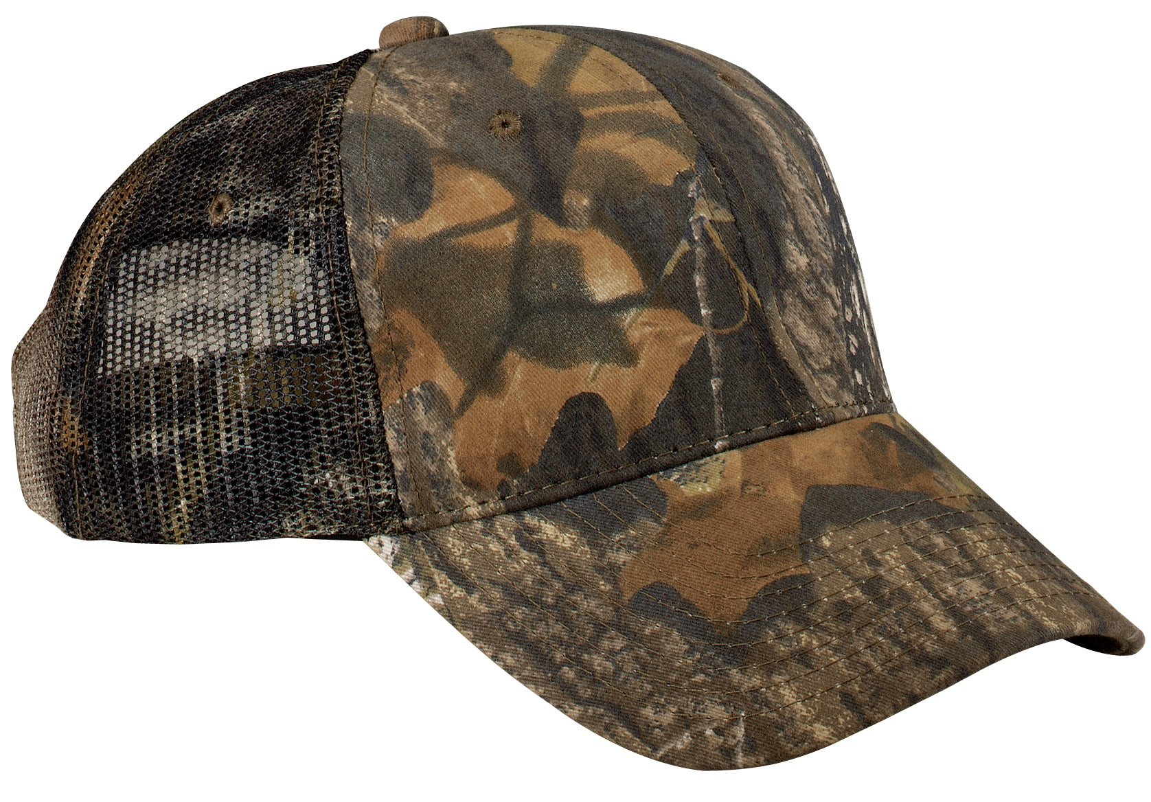 Custom Mossy Oak New Break-Up Pro Camouflage Series Cap with Mesh Back C869, personalized by SanCanDo Swag in Argyle, TX