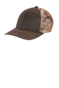 Custom Kryptek Highlander/ Brown Pigment Print Camouflage Mesh Back Cap C891, personalized by SanCanDo Swag in Argyle, TX