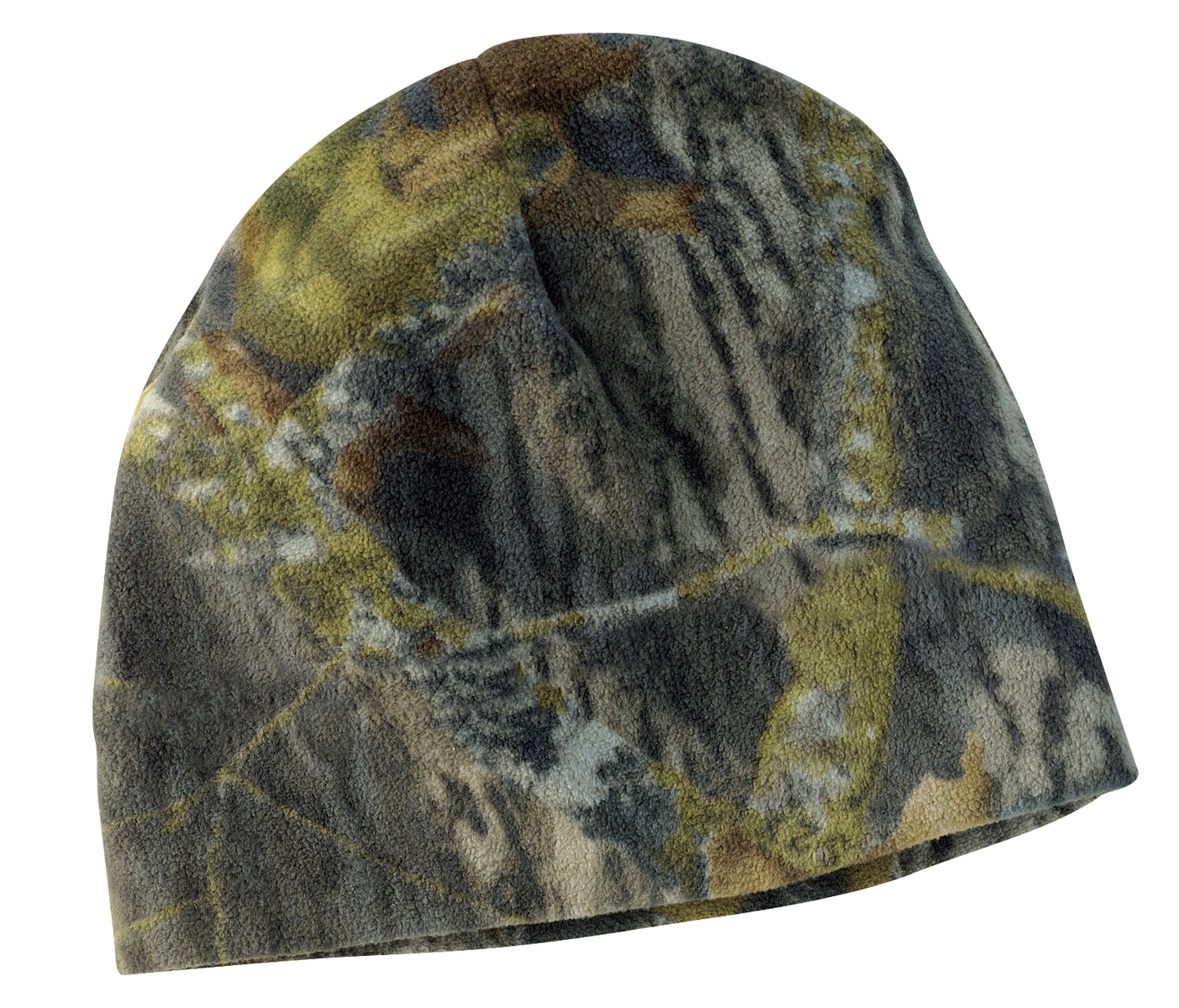 Custom Mossy Oak New Break-Up Camouflage Fleece Beanie C901, personalized by SanCanDo Swag in Argyle, TX