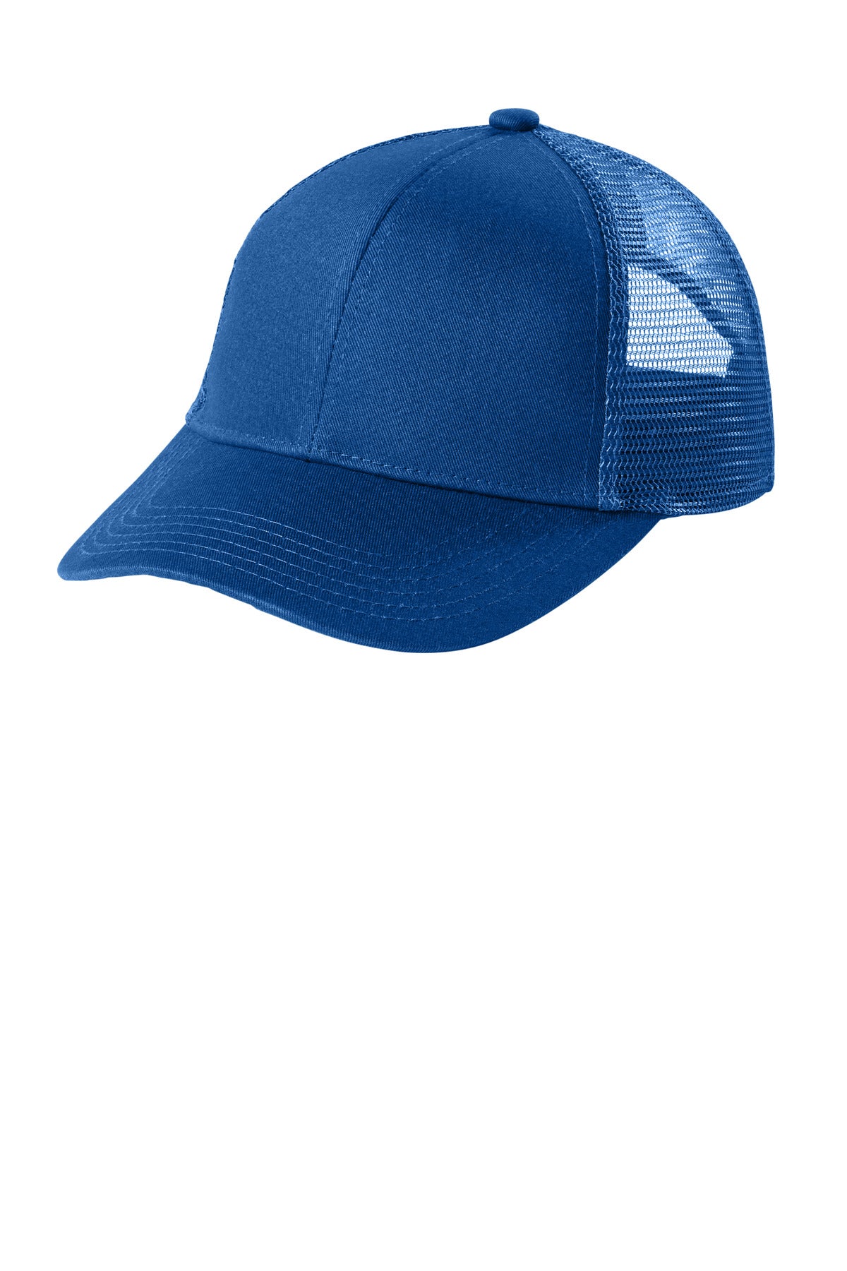 Custom Radiant Royal Adjustable Mesh Back Cap C911, personalized by SanCanDo Swag in Argyle, TX