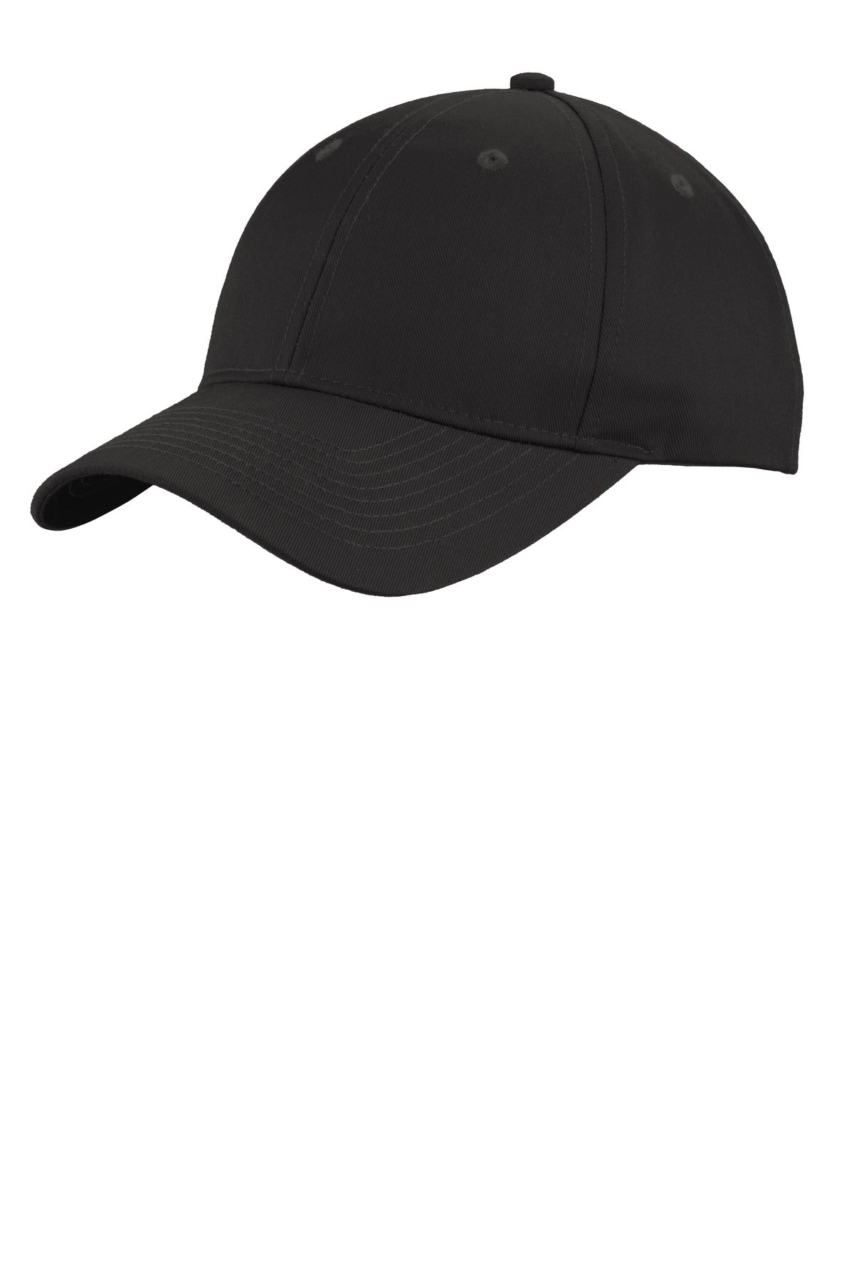 Custom Black Uniforming Twill Cap C913, personalized by SanCanDo Swag in Argyle, TX