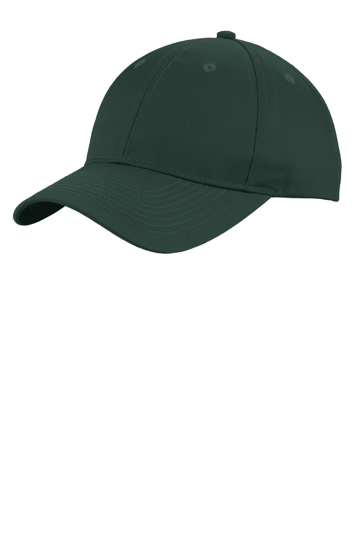Custom Dark Green Uniforming Twill Cap C913, personalized by SanCanDo Swag in Argyle, TX