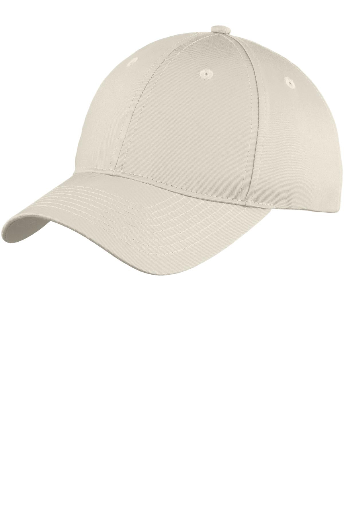 Custom Oyster Six-Panel Unstructured Twill Cap C914, personalized by SanCanDo Swag in Argyle, TX