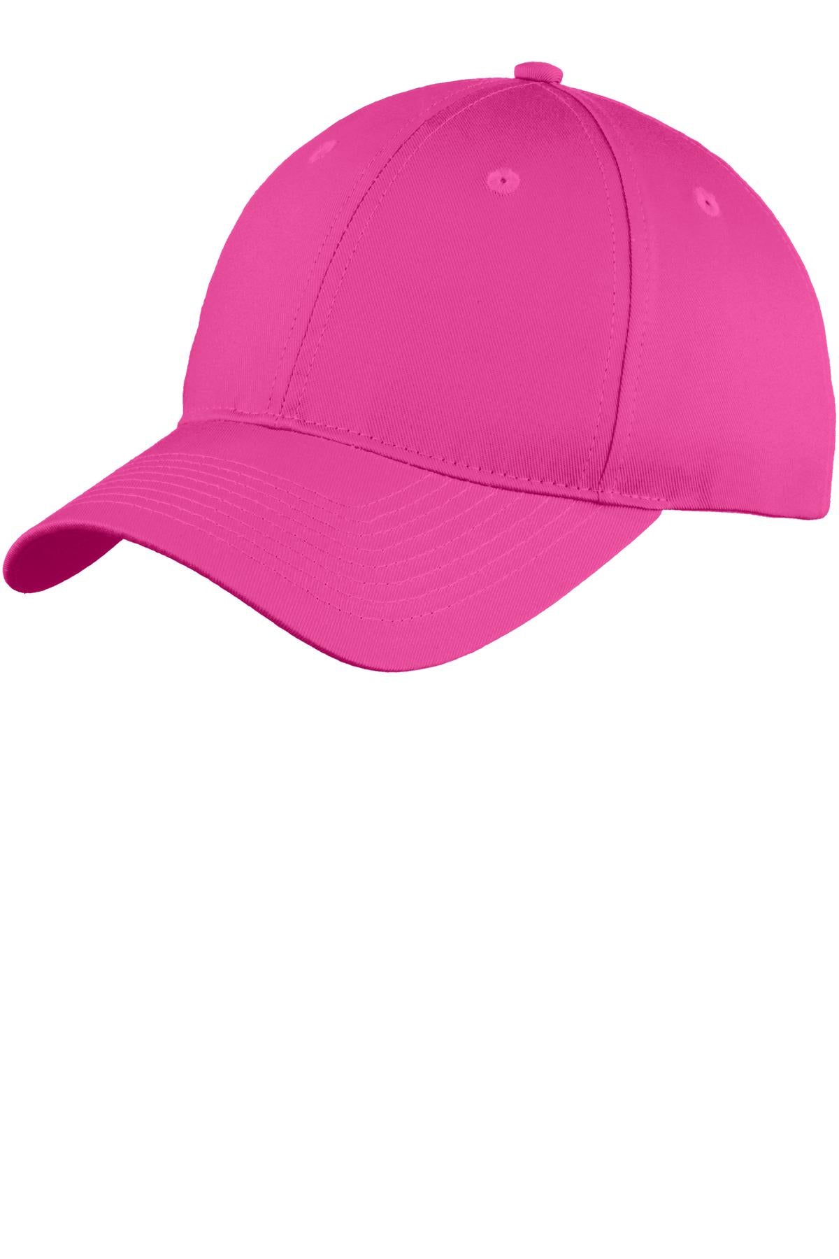 Custom Sangria Six-Panel Unstructured Twill Cap C914, personalized by SanCanDo Swag in Argyle, TX