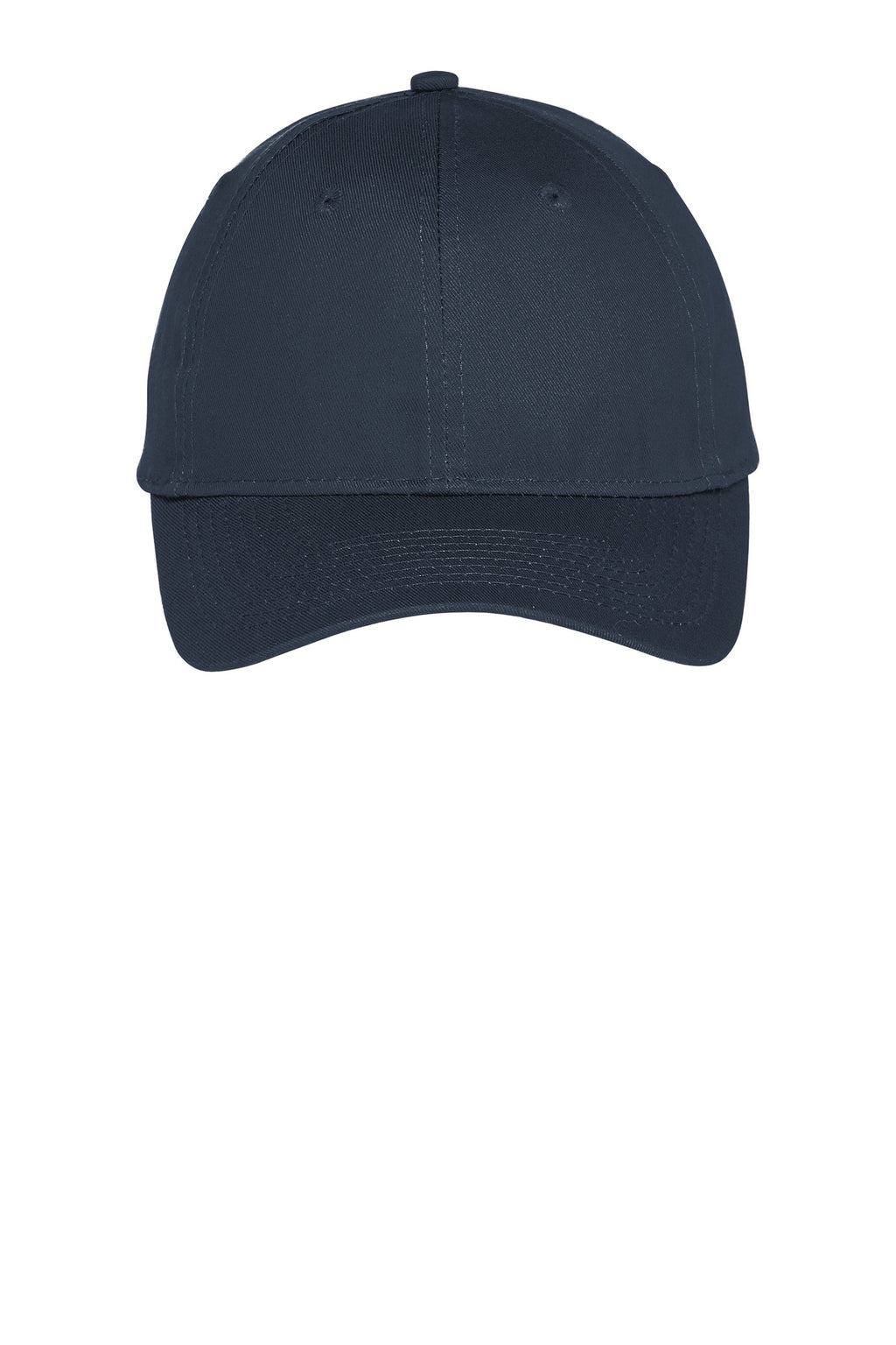 Custom True Navy Six-Panel Unstructured Twill Cap C914, personalized by SanCanDo Swag in Argyle, TX