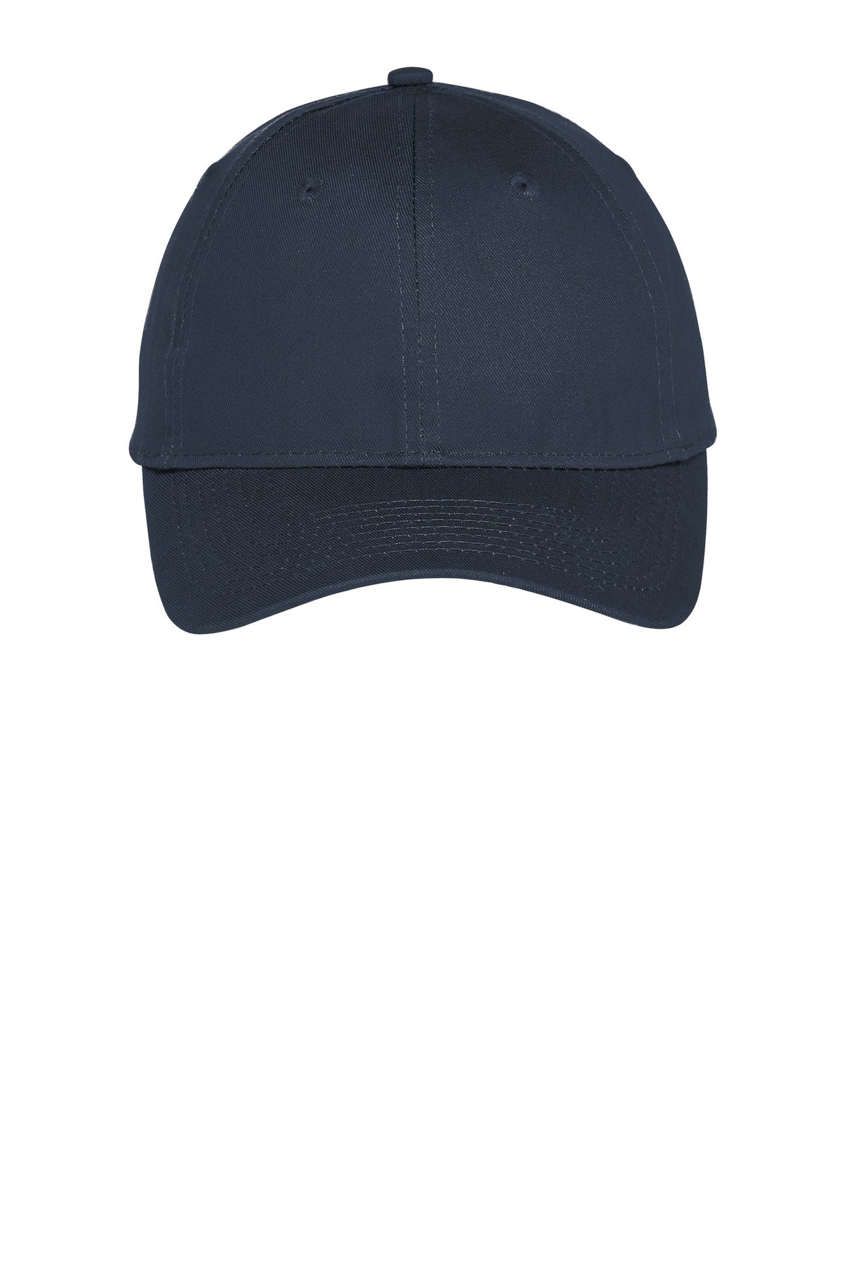 Custom True Navy Six-Panel Unstructured Twill Cap C914, personalized by SanCanDo Swag in Argyle, TX