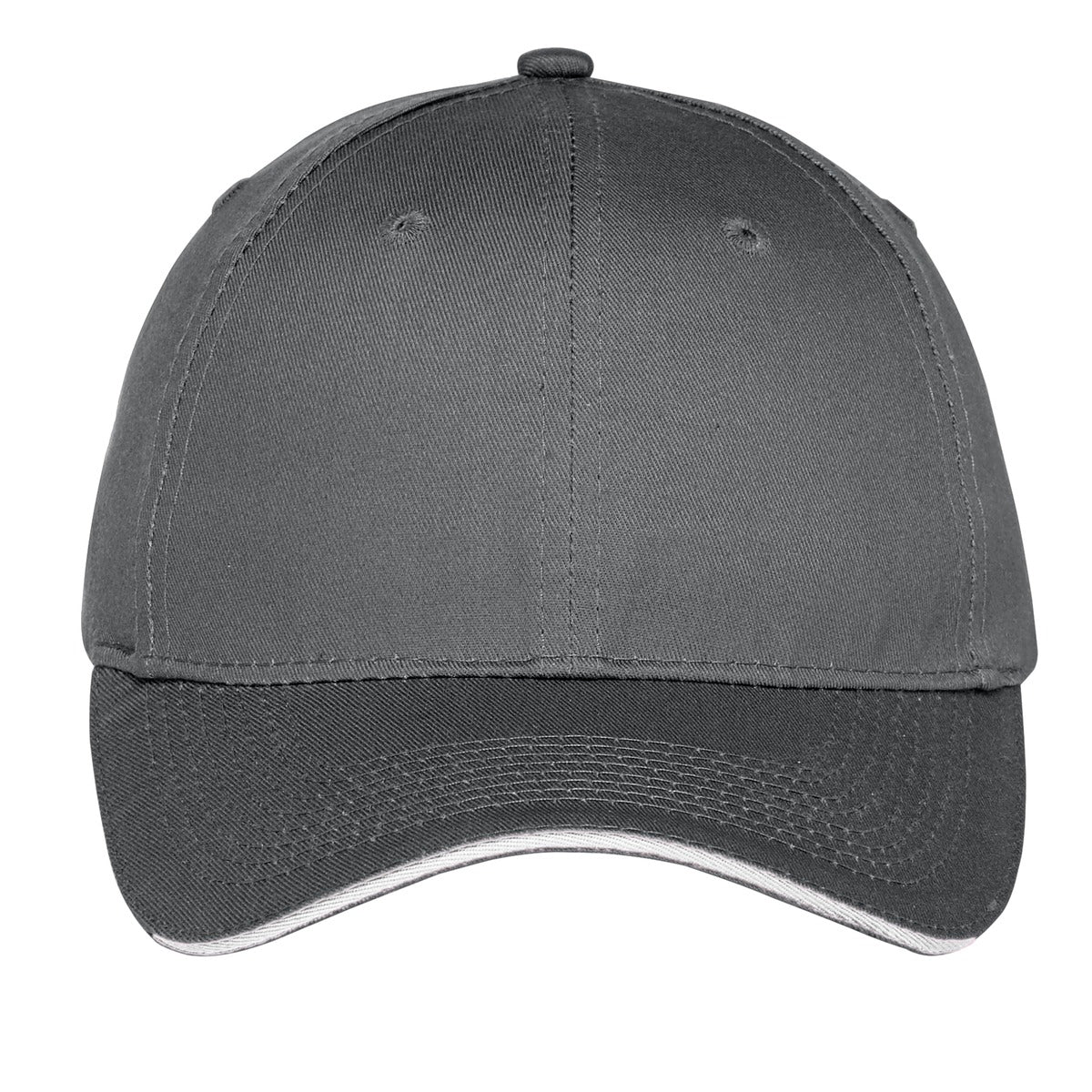 Charcoal/ White | Front | hat_front