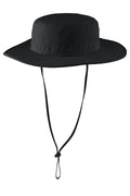 Custom Black Outdoor Wide-Brim Hat C920, personalized by SanCanDo Swag in Argyle, TX