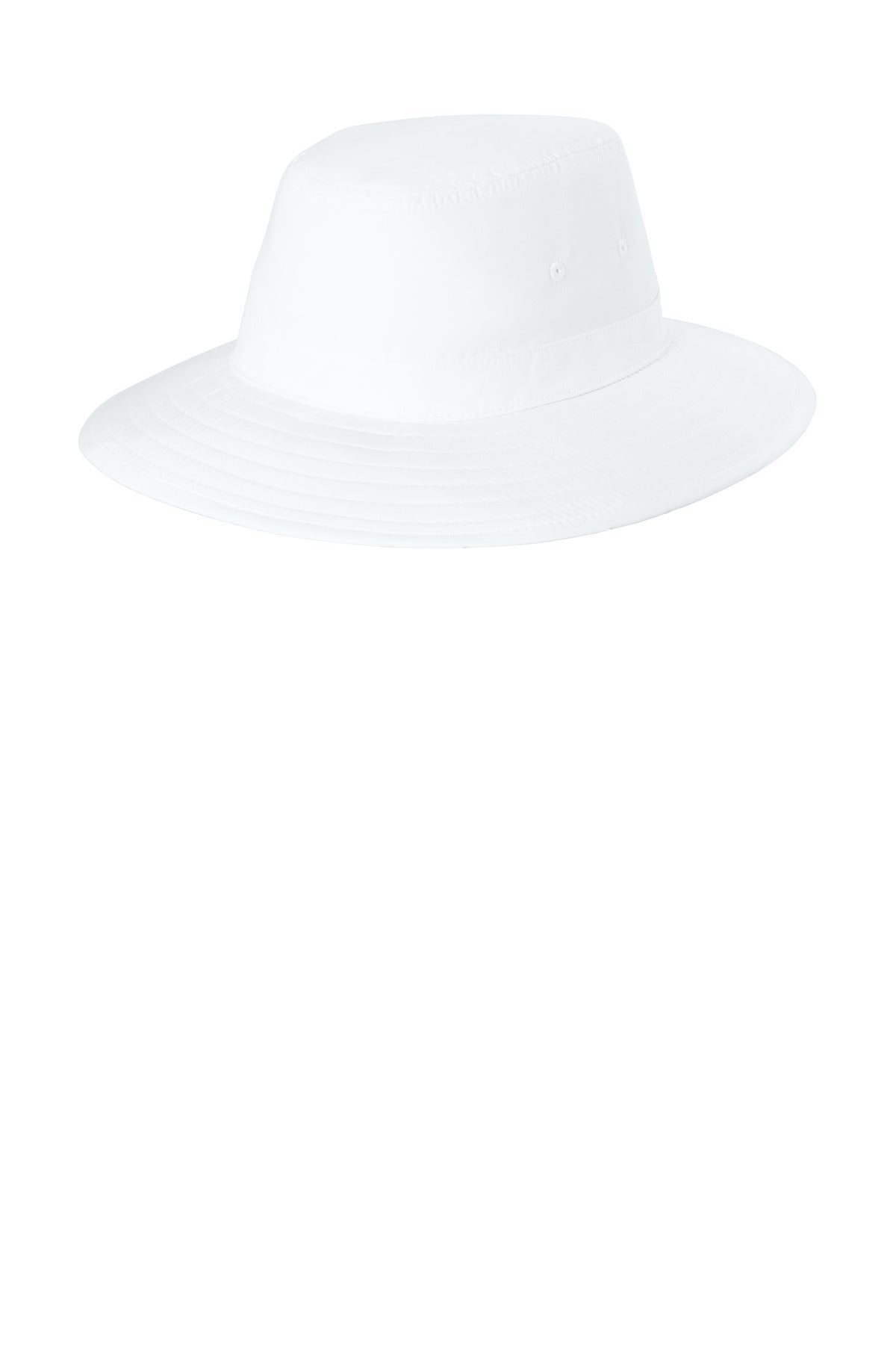 Custom White Lifestyle Brim Hat C921, personalized by SanCanDo Swag in Argyle, TX