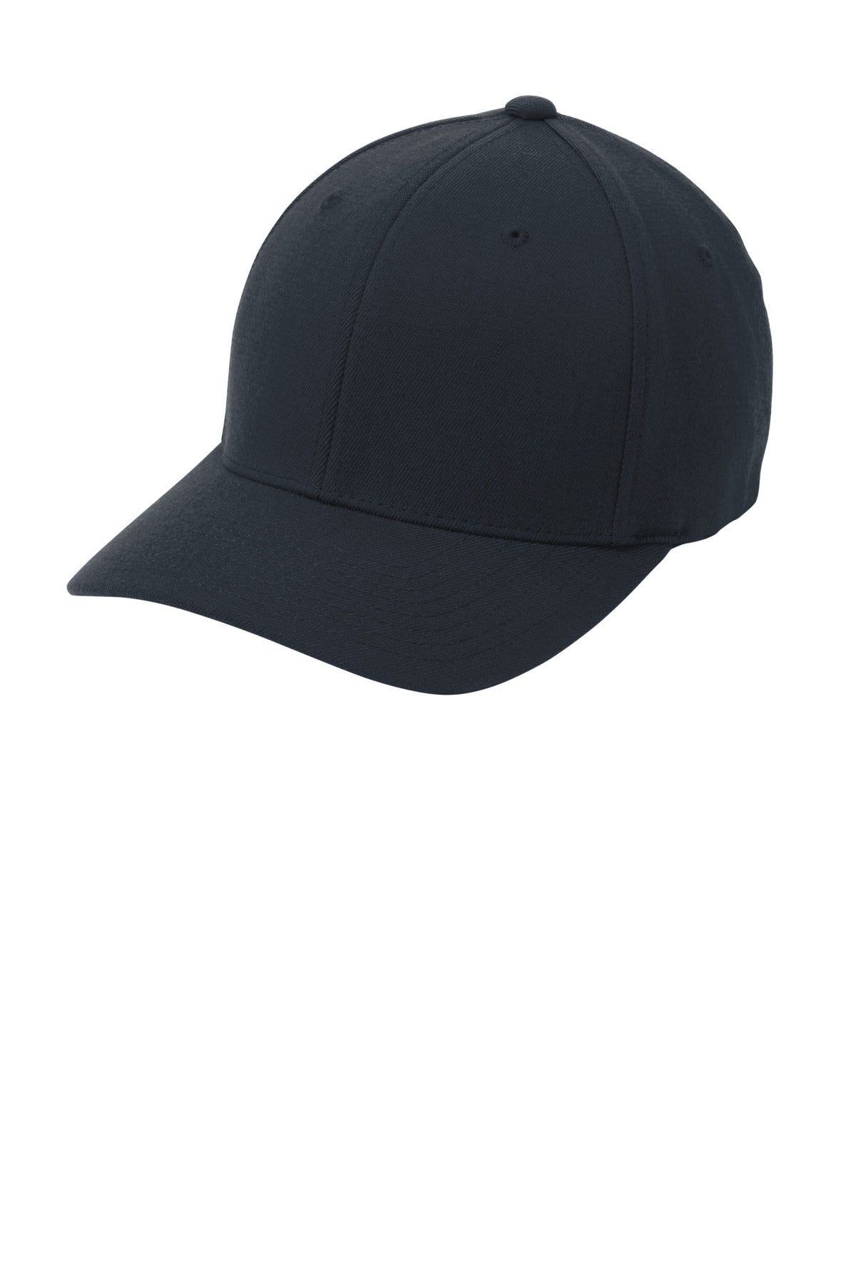 Custom Dark Navy Flexfit Wool Blend Cap C928, personalized by SanCanDo Swag in Argyle, TX