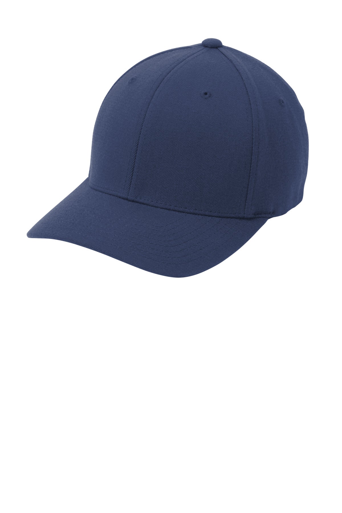 Custom Navy Flexfit Wool Blend Cap C928, personalized by SanCanDo Swag in Argyle, TX