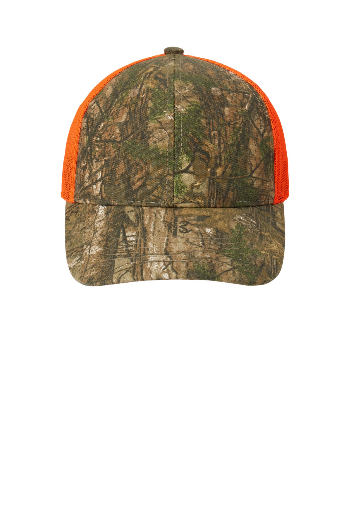 Realtree Xtra/ Neon Orange | Front | hat_front