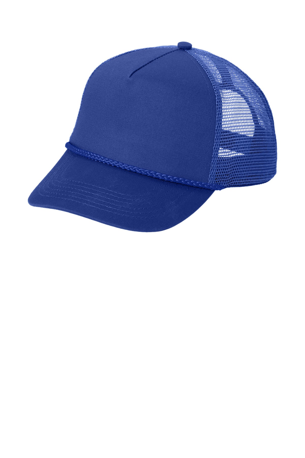 Custom Royal 5-Panel Snapback Cap C932, personalized by SanCanDo Swag in Argyle, TX