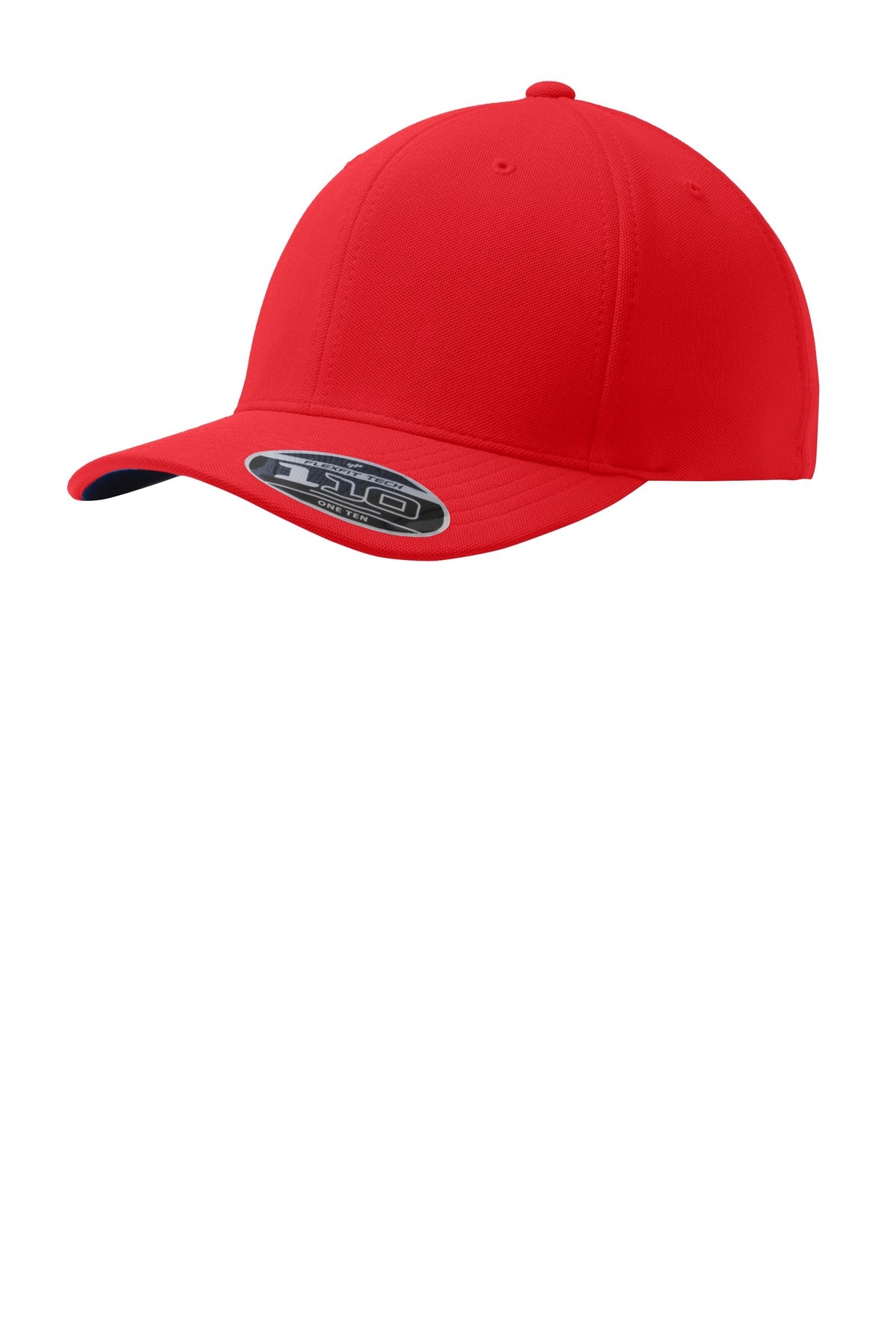 Custom Red Flexfit 110 & Dry Mini Pique Cap C934, personalized by SanCanDo Swag in Argyle, TX