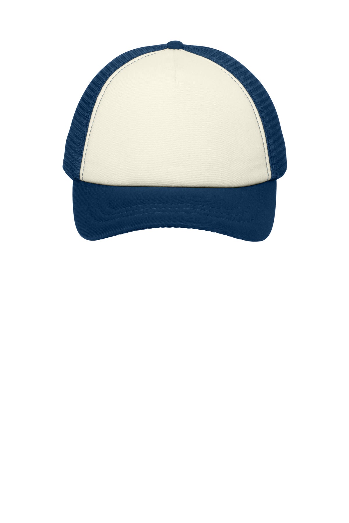 Ivory/ Navy | Front | hat_front
