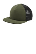 Custom Army Green/ Black Flexfit 110 Foam Outdoor Cap C937, personalized by SanCanDo Swag in Argyle, TX
