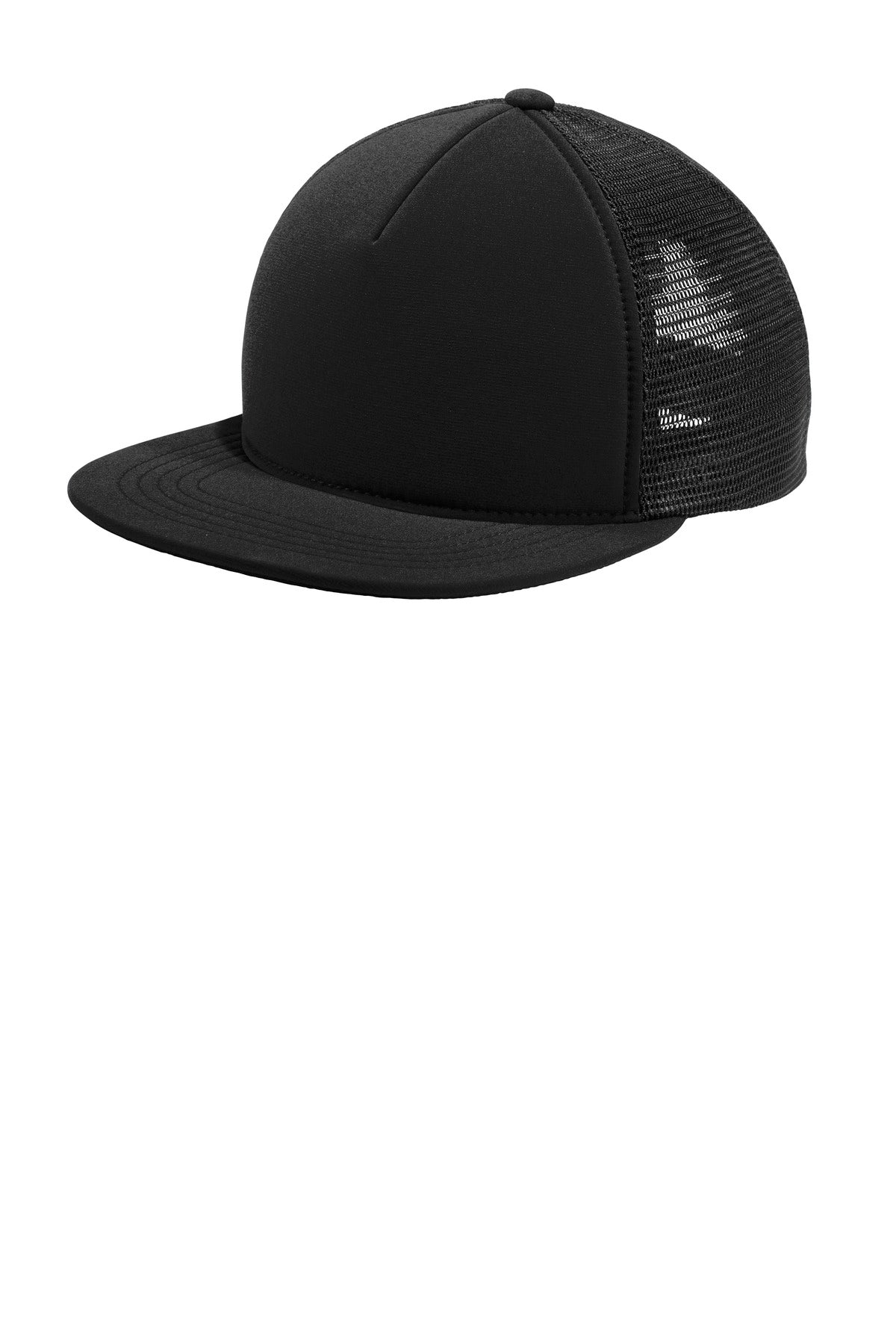 Custom Black/ Black Flexfit 110 Foam Outdoor Cap C937, personalized by SanCanDo Swag in Argyle, TX