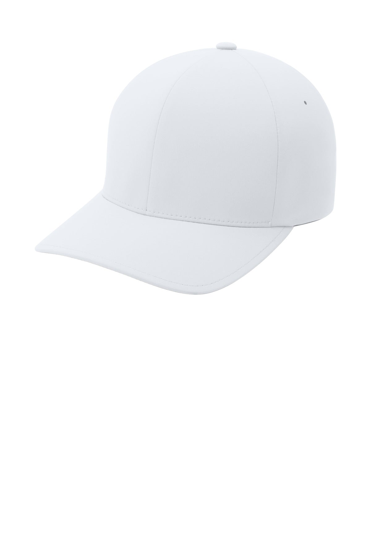 Custom White Flexfit Delta Cap C938, personalized by SanCanDo Swag in Argyle, TX