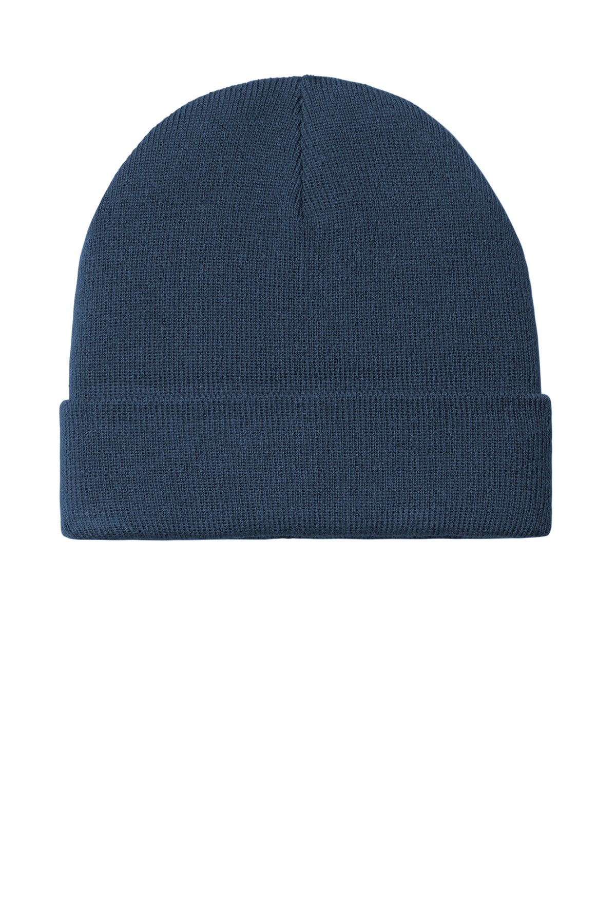 Custom Dress Blue Navy Knit Cuff Beanie C939, personalized by SanCanDo Swag in Argyle, TX