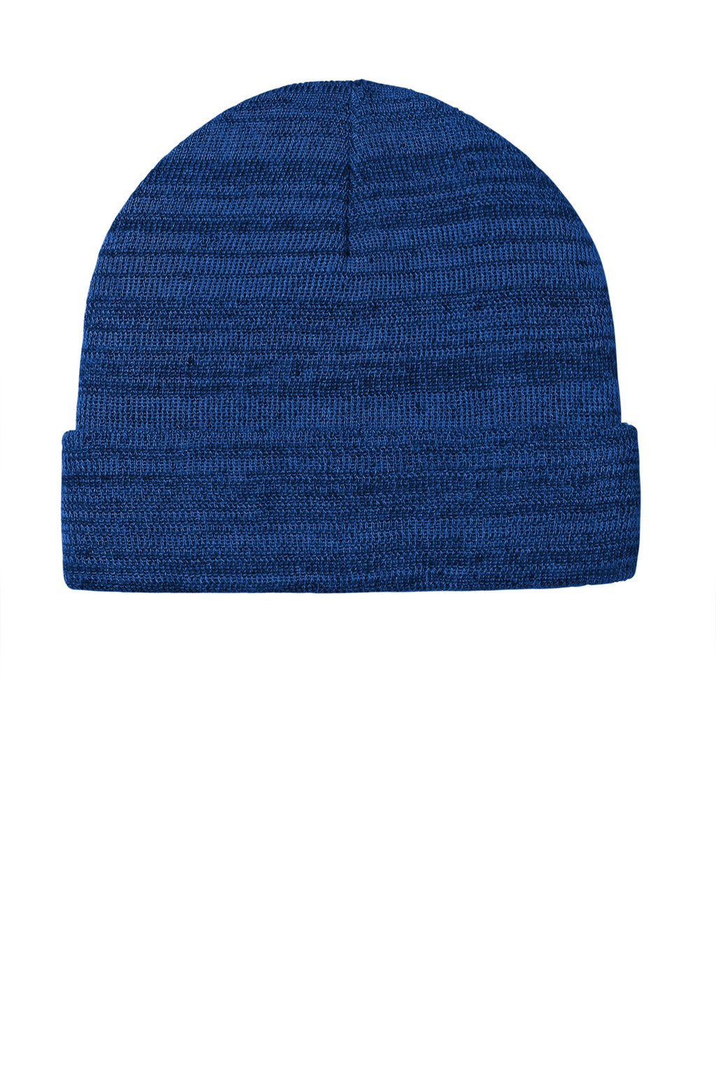 Custom True Royal Heather Knit Cuff Beanie C939, personalized by SanCanDo Swag in Argyle, TX