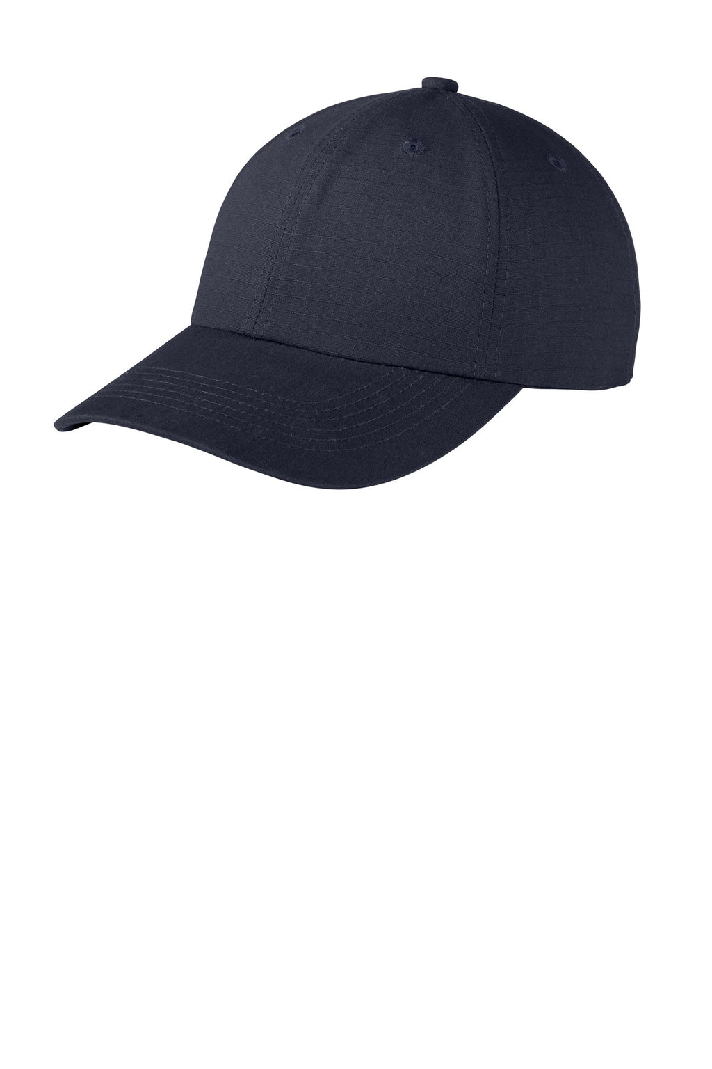 Custom River Blue Navy Ripstop Cap C940, personalized by SanCanDo Swag in Argyle, TX