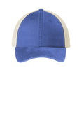 Custom Blue Moon/ Stone Beach Wash Mesh Back Cap C943, personalized by SanCanDo Swag in Argyle, TX