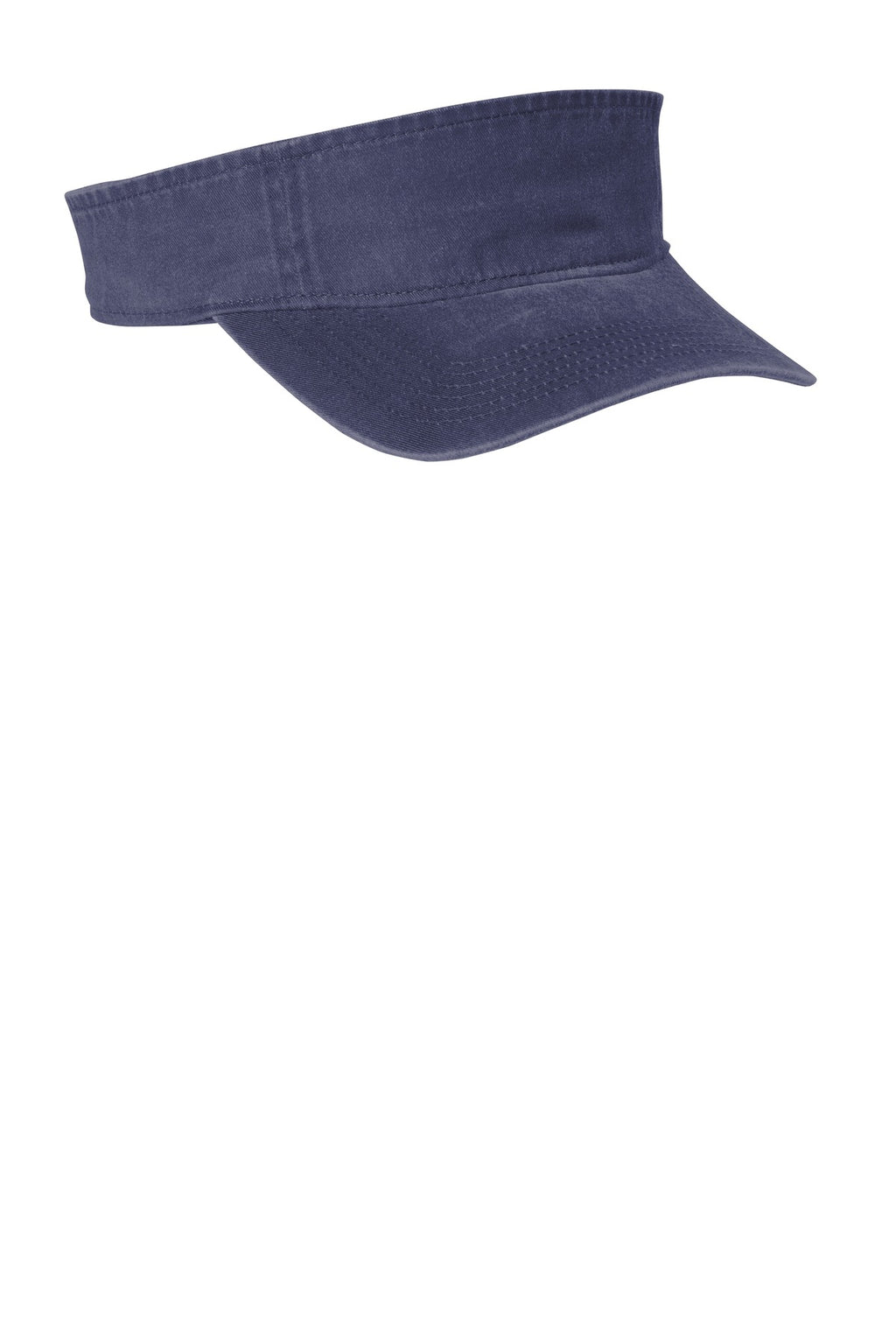 Custom Denim Blue Beach Wash Visor C944, personalized by SanCanDo Swag in Argyle, TX