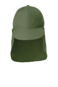 Custom Olive Leaf Outdoor UV Sun Shade Cap C949, personalized by SanCanDo Swag in Argyle, TX