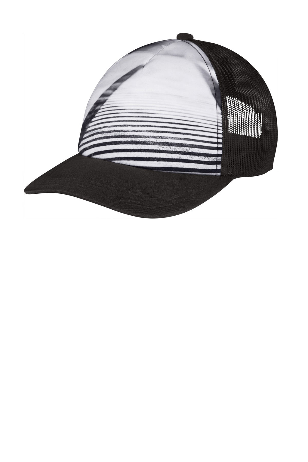 Custom City Street Photo Real Snapback Trucker Cap C950, personalized by SanCanDo Swag in Argyle, TX