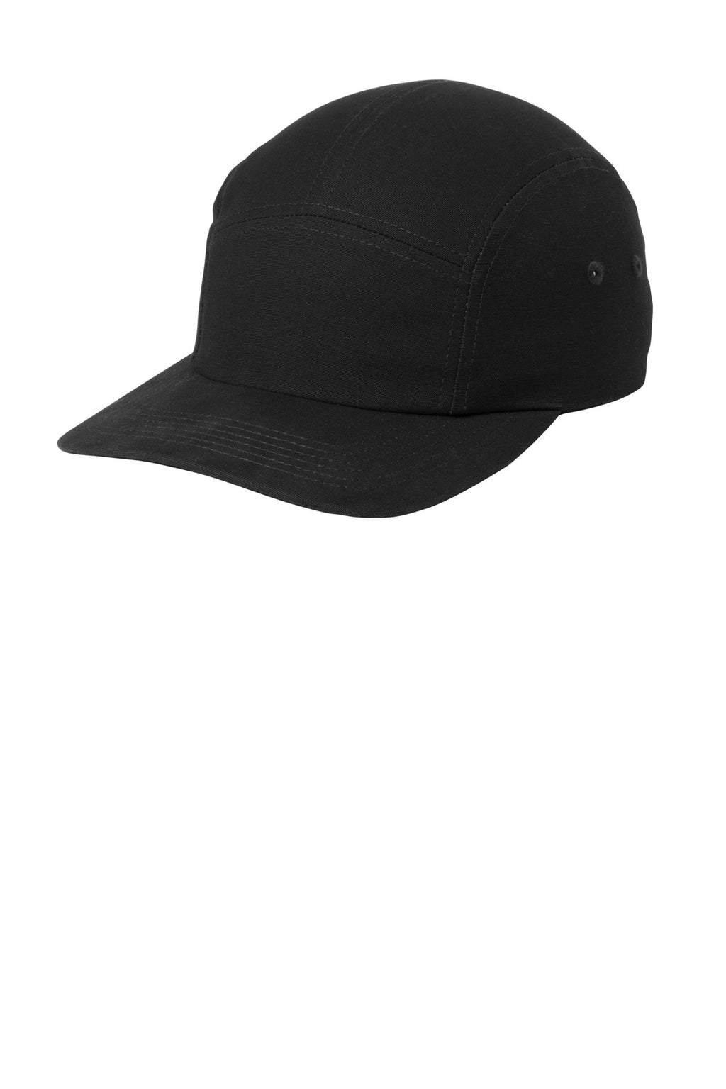 Custom Black Brushed Cotton Camper Cap C970, personalized by SanCanDo Swag in Argyle, TX