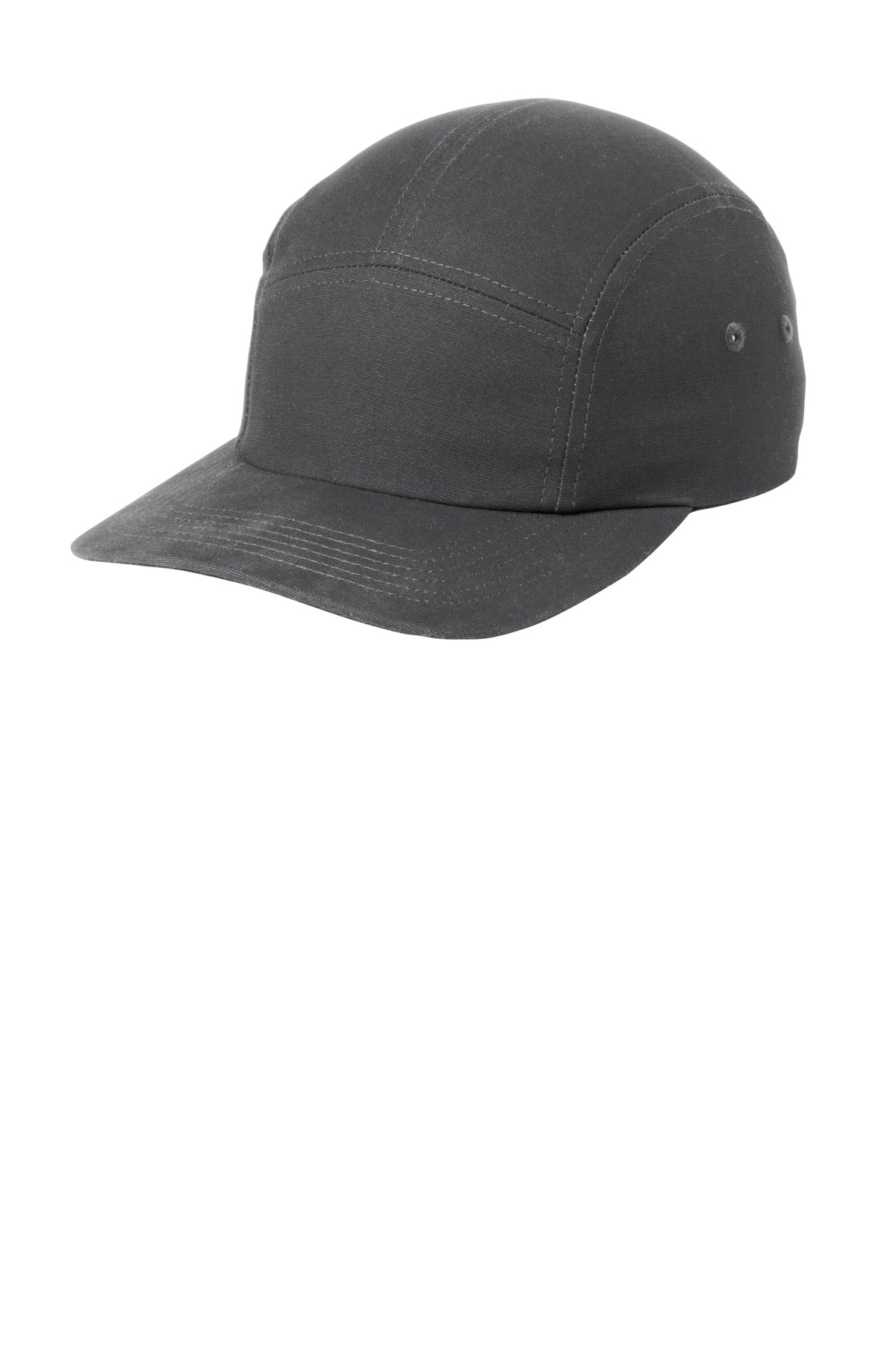 Custom Deep Smoke Brushed Cotton Camper Cap C970, personalized by SanCanDo Swag in Argyle, TX