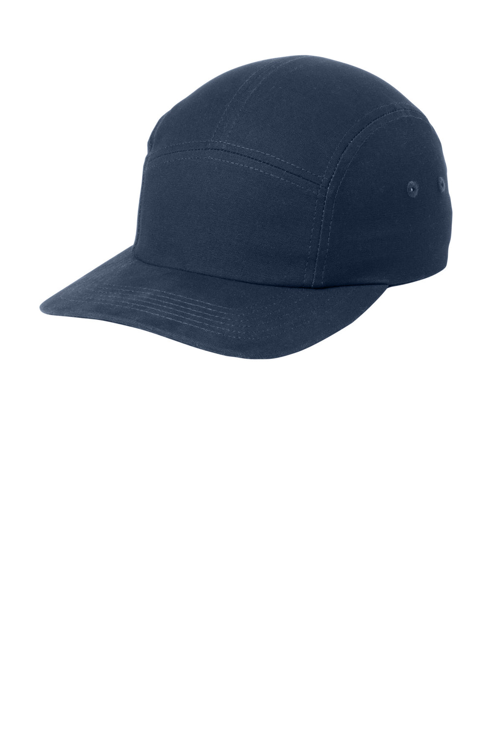 Custom Navy Brushed Cotton Camper Cap C970, personalized by SanCanDo Swag in Argyle, TX