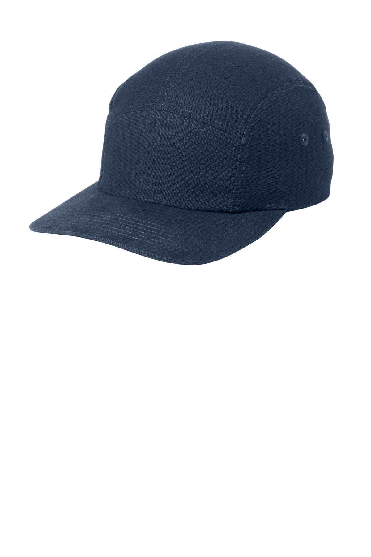 Custom Navy Brushed Cotton Camper Cap C970, personalized by SanCanDo Swag in Argyle, TX