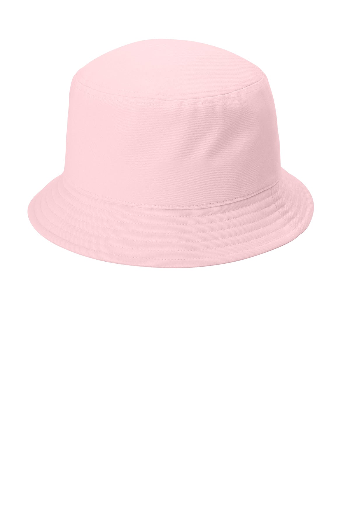 Custom Cloud Pink Twill Short Brim Bucket Hat C976, personalized by SanCanDo Swag in Argyle, TX