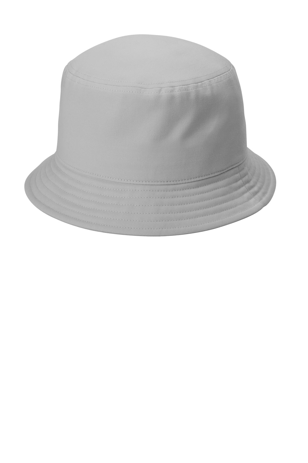 Custom Gusty Grey Twill Short Brim Bucket Hat C976, personalized by SanCanDo Swag in Argyle, TX
