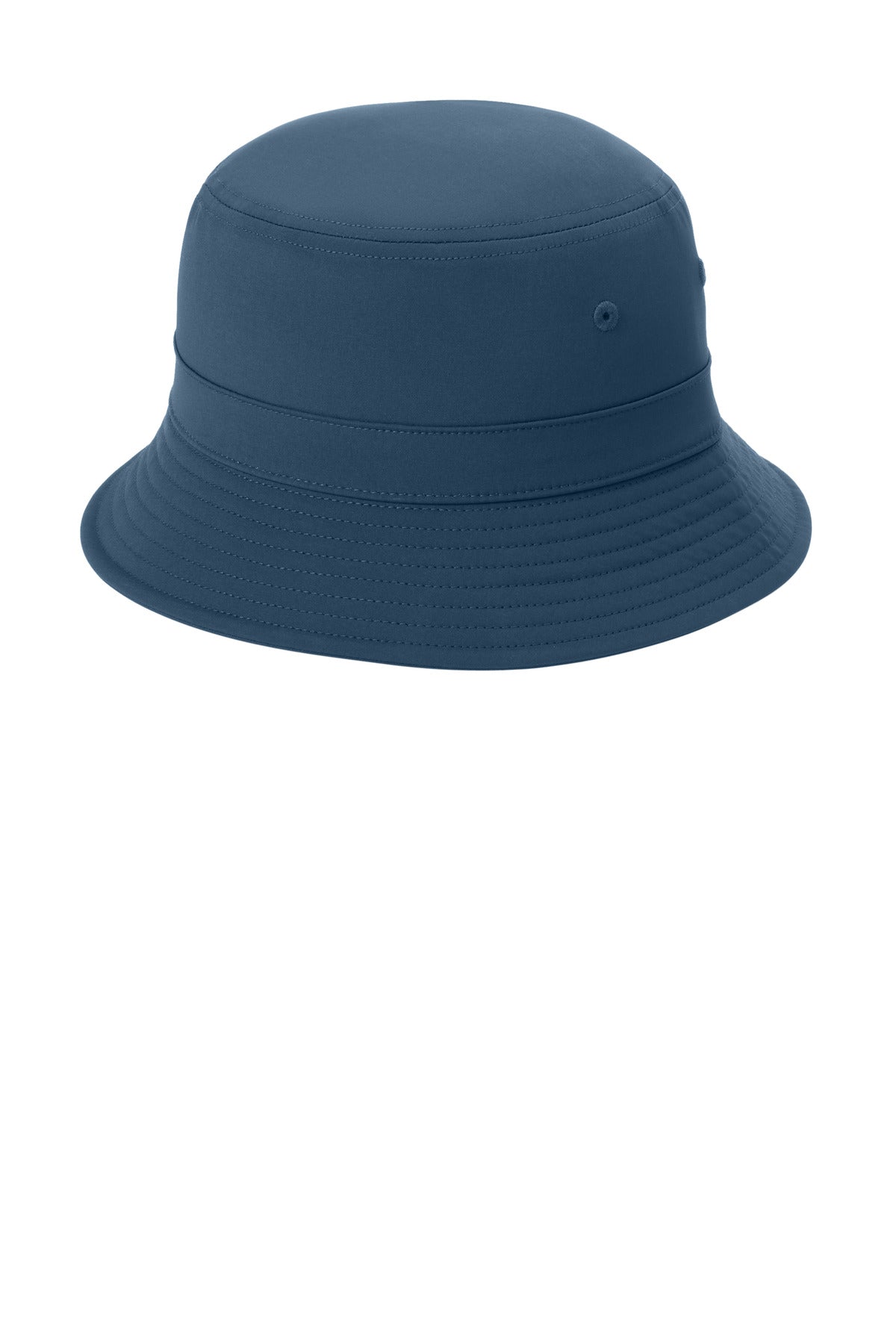 Custom River Blue Navy Poly Bucket Hat C980, personalized by SanCanDo Swag in Argyle, TX