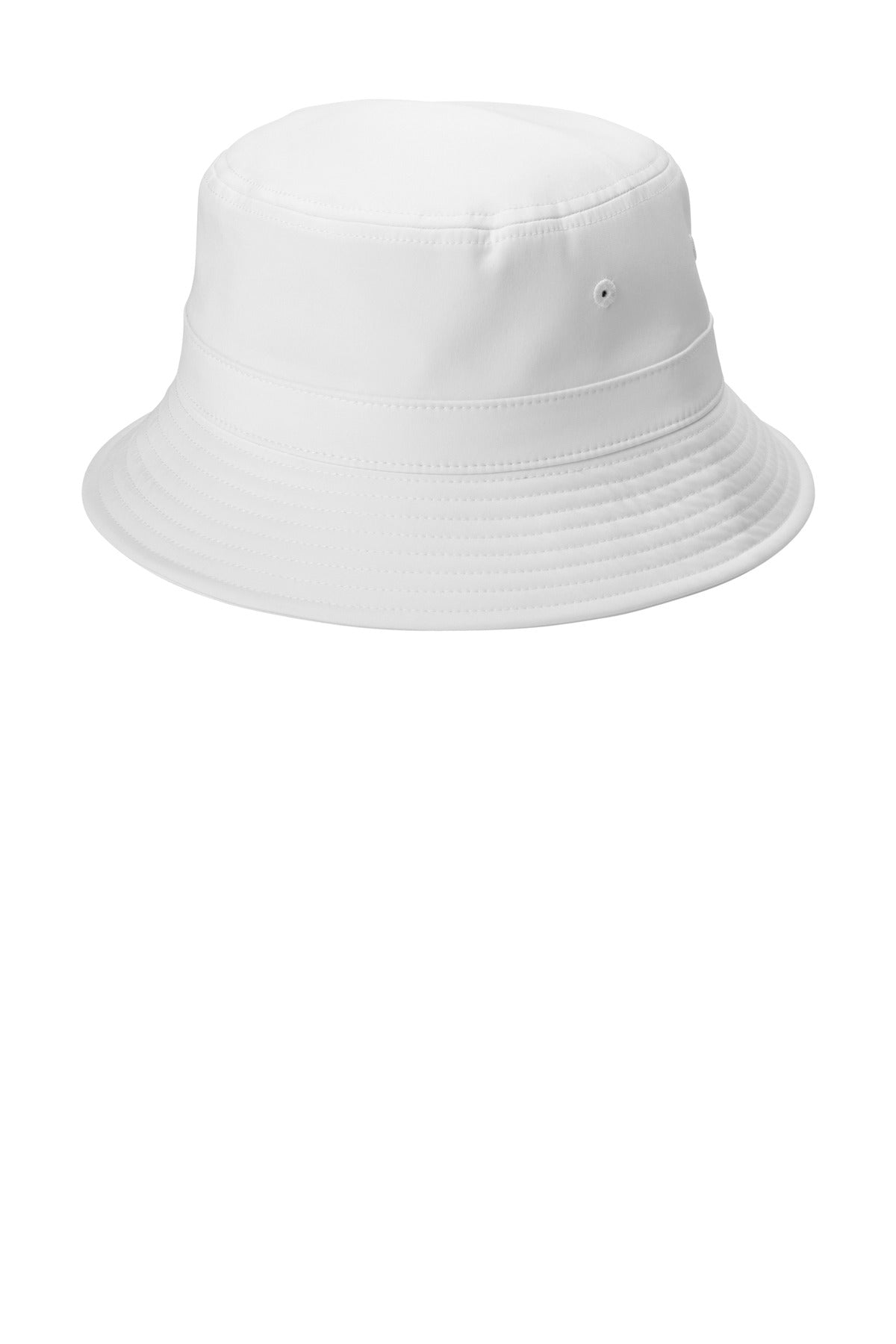Custom White Poly Bucket Hat C980, personalized by SanCanDo Swag in Argyle, TX