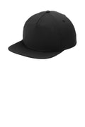 Custom Black/ Black 5-Panel Poly Rope Cap C981, personalized by SanCanDo Swag in Argyle, TX