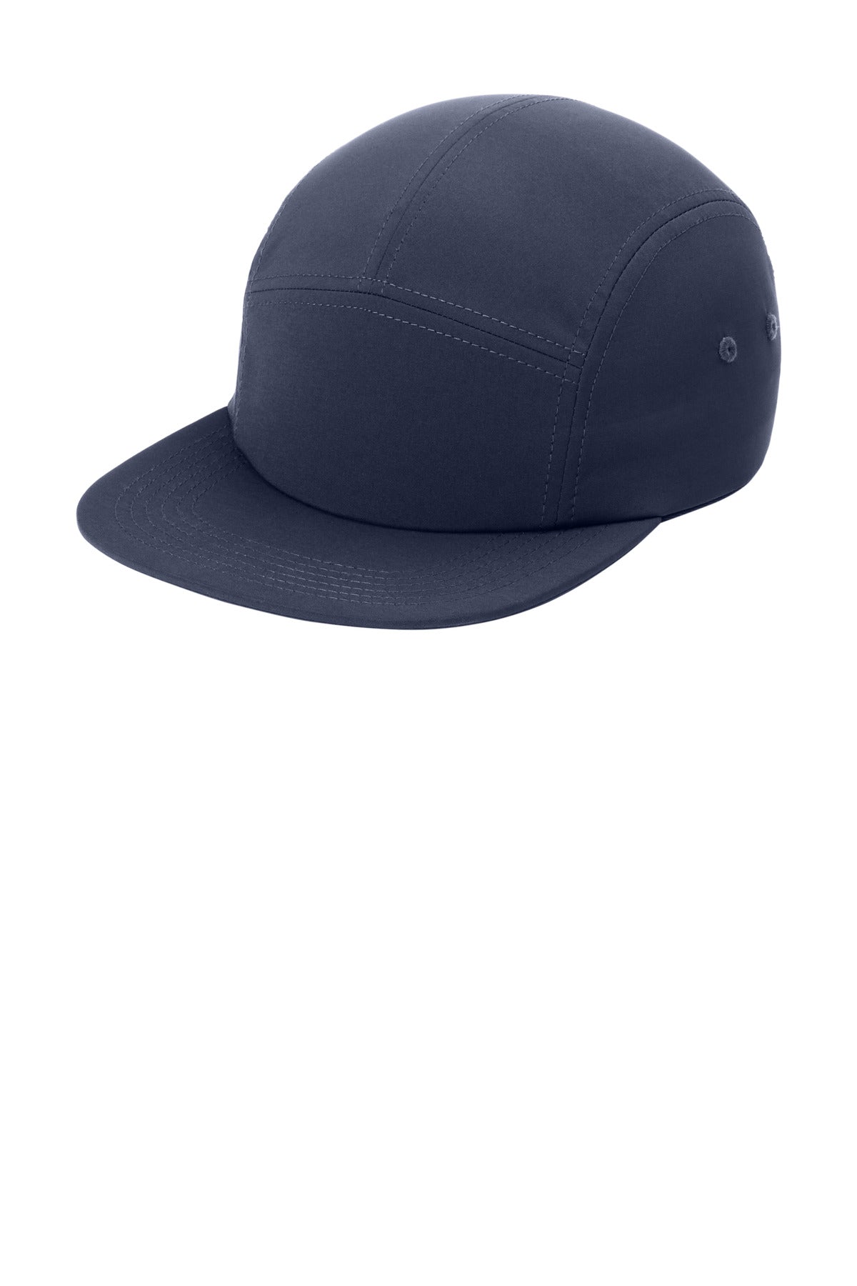 Custom River Blue Navy Poly Camper Cap C982, personalized by SanCanDo Swag in Argyle, TX