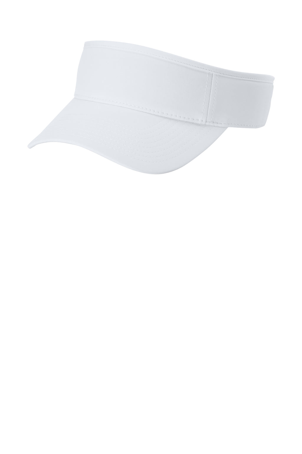 Custom White Poly Visor C983, personalized by SanCanDo Swag in Argyle, TX